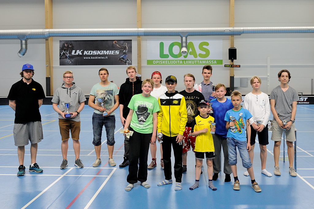 "Paikalla olleita palkittuja"